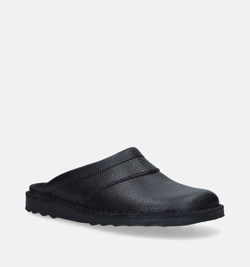 Di Chorsini Pantoufles ouvertes en Noir pour hommes (359026)