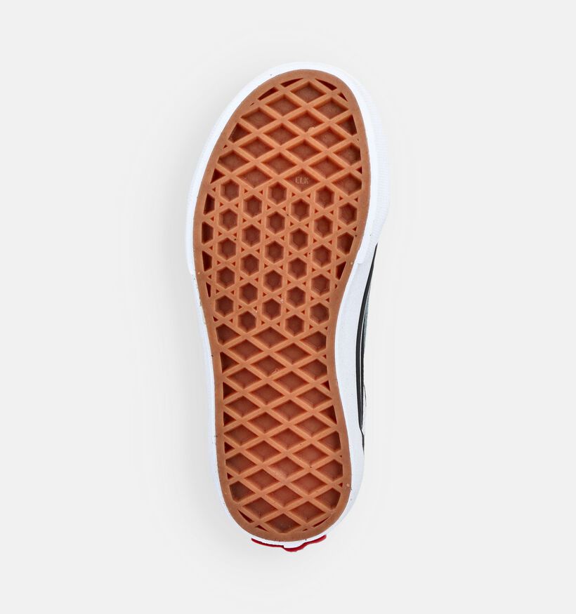 Vans Old Skool Baskets basses en Noir pour filles, gar&ccedil;ons (382707)