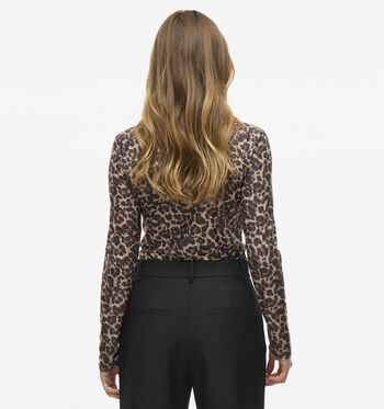 Vila T-shirts Marron/Gris