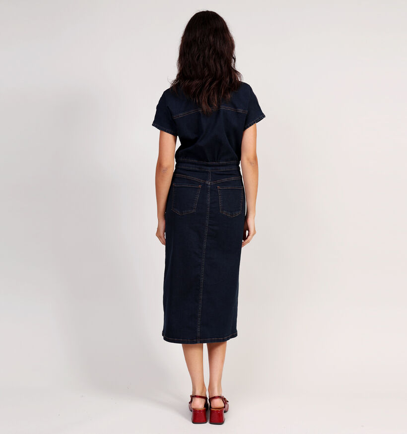 comma Robe en Bleu foncé pour femmes (364459)