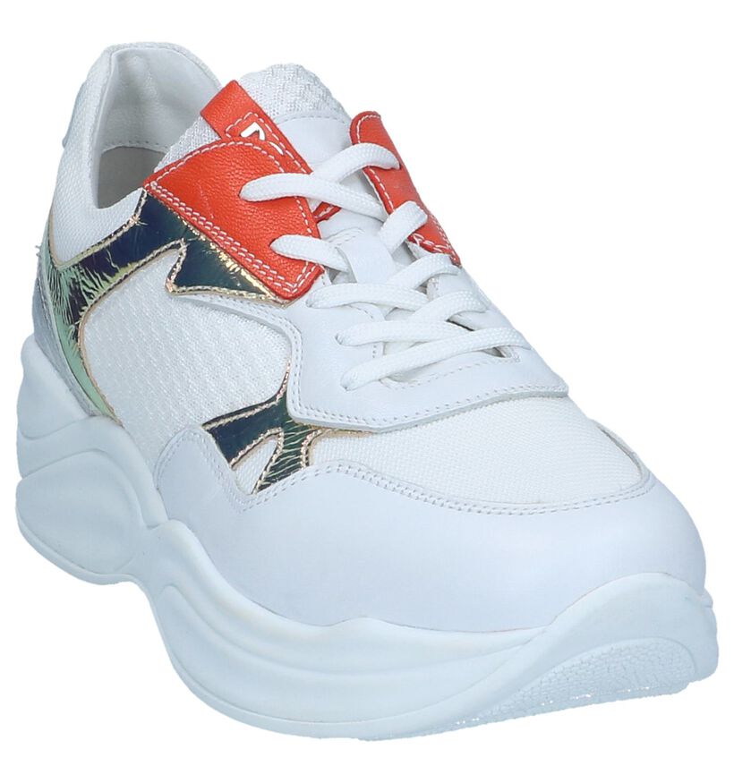 Witte Sneakers NeroGiardini in leer (251663)