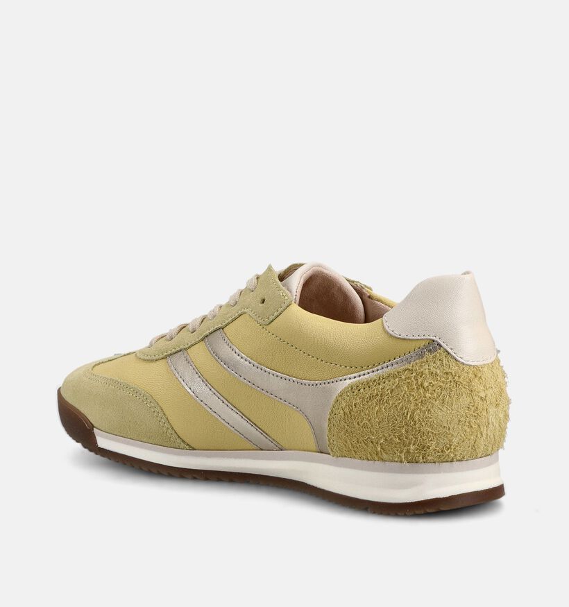 Gabor Baskets casual en Jaune pour femmes (368359) - pour semelles orthop&eacute;diques