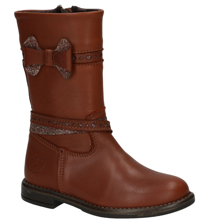 Little David Cognac Laarzen in leer (282859)