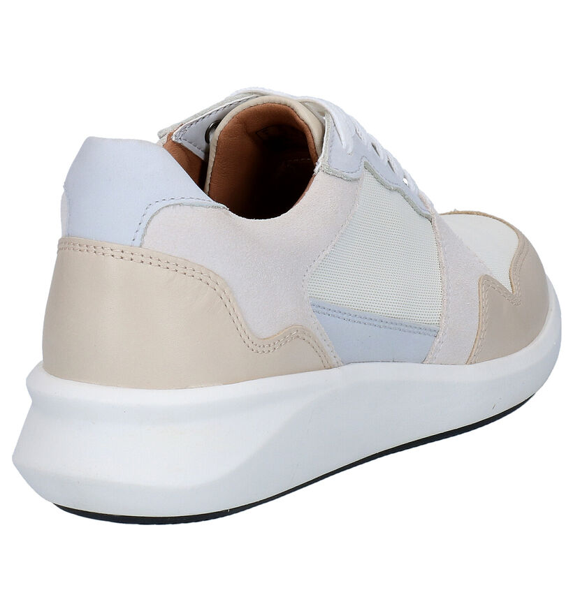 Clarks Ecru Sneakers in nubuck (275671)