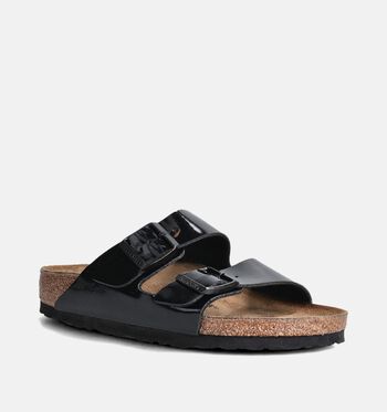Birkenstock Arizona Slippers Black/Birko-Flor/Patent/Black Patent