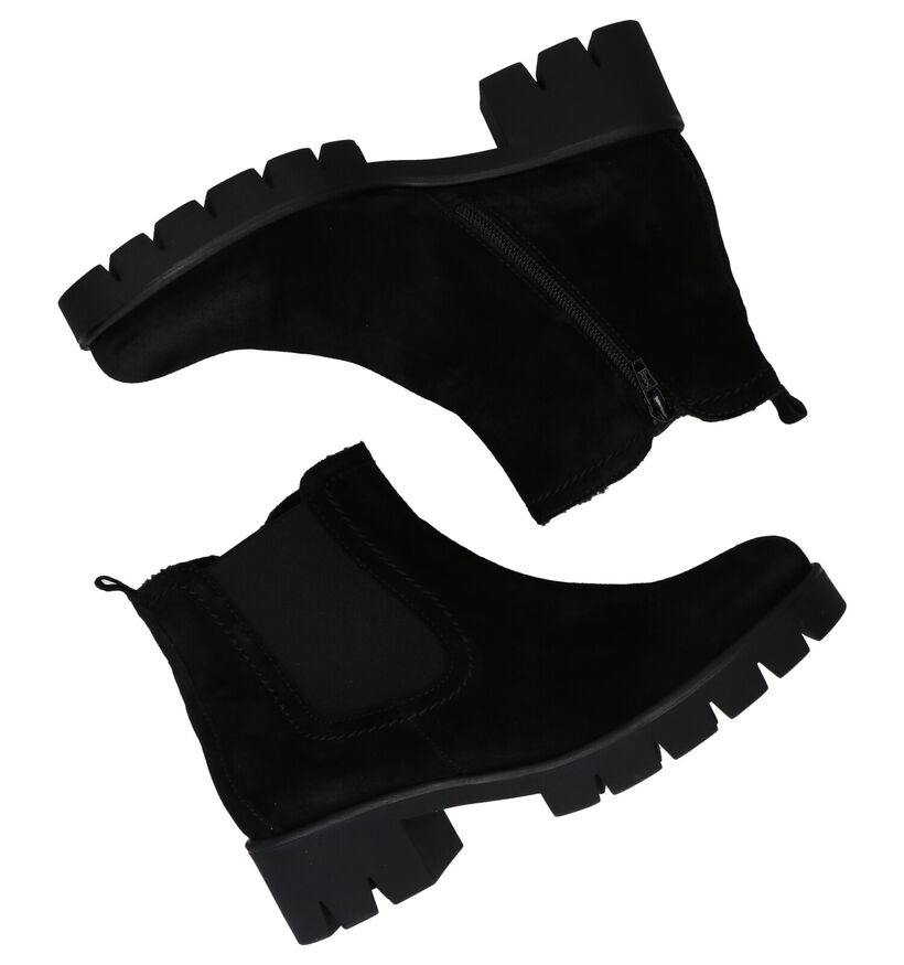 Gabor Best Fitting Zwarte Boots in nubuck (282416)