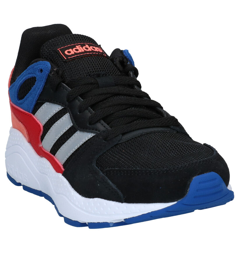 adidas Crazychaos Zwarte Sneakers in daim (273481)