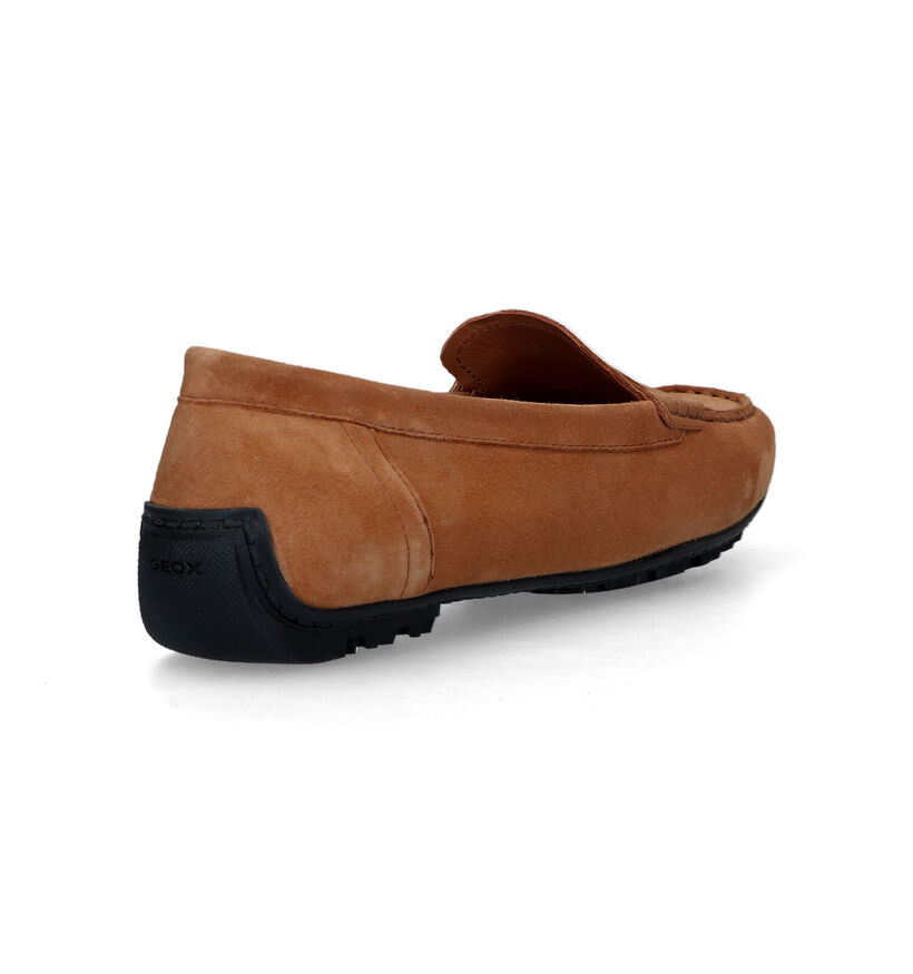 Geox Kosmopolis Grip Mocassins en Cognac pour femmes (326672) - pour semelles orthopédiques