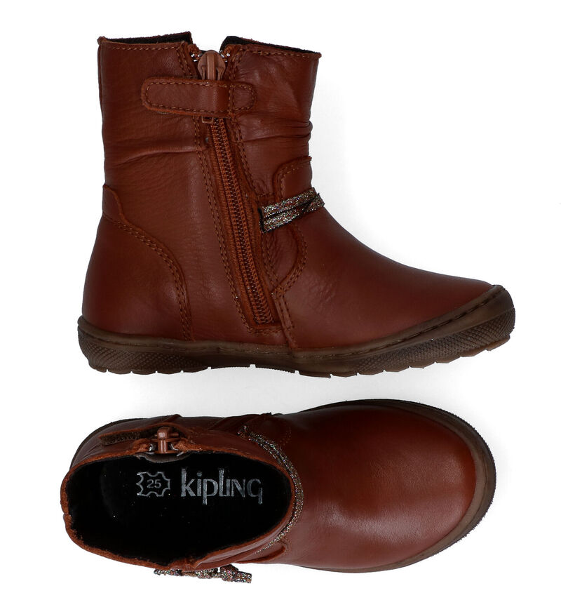 Kipling Kenza Bottes en Cognac pour filles (316188) - pour semelles orthopédiques