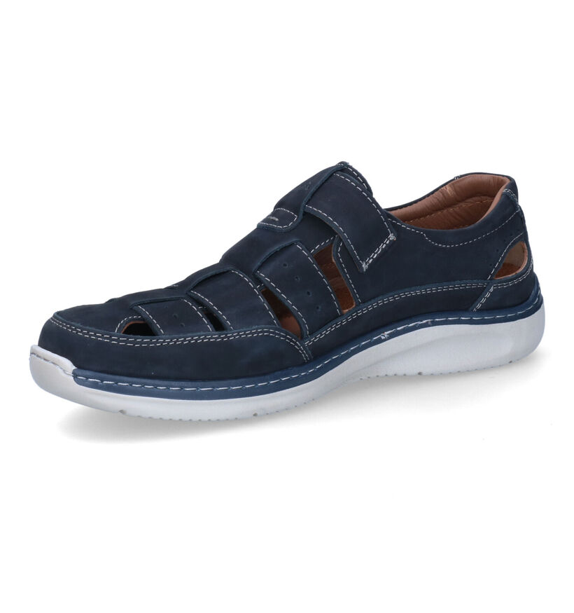 Ara Pedro Sandales en Bleu en nubuck (307709)