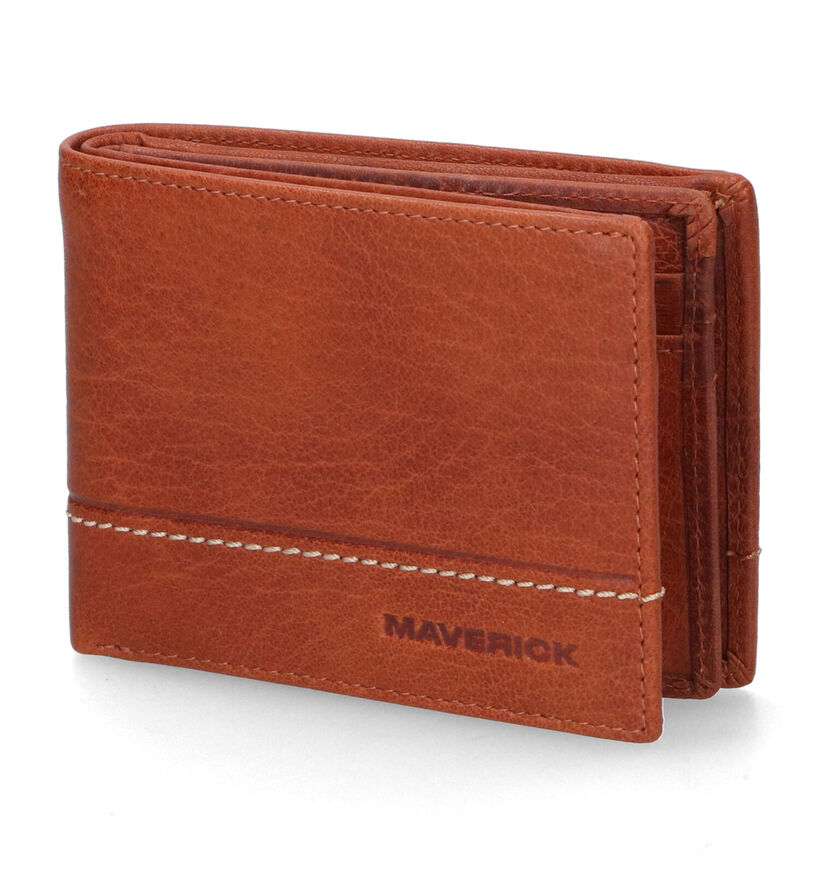 Maverick Bruine Portefeuille voor heren (358823)