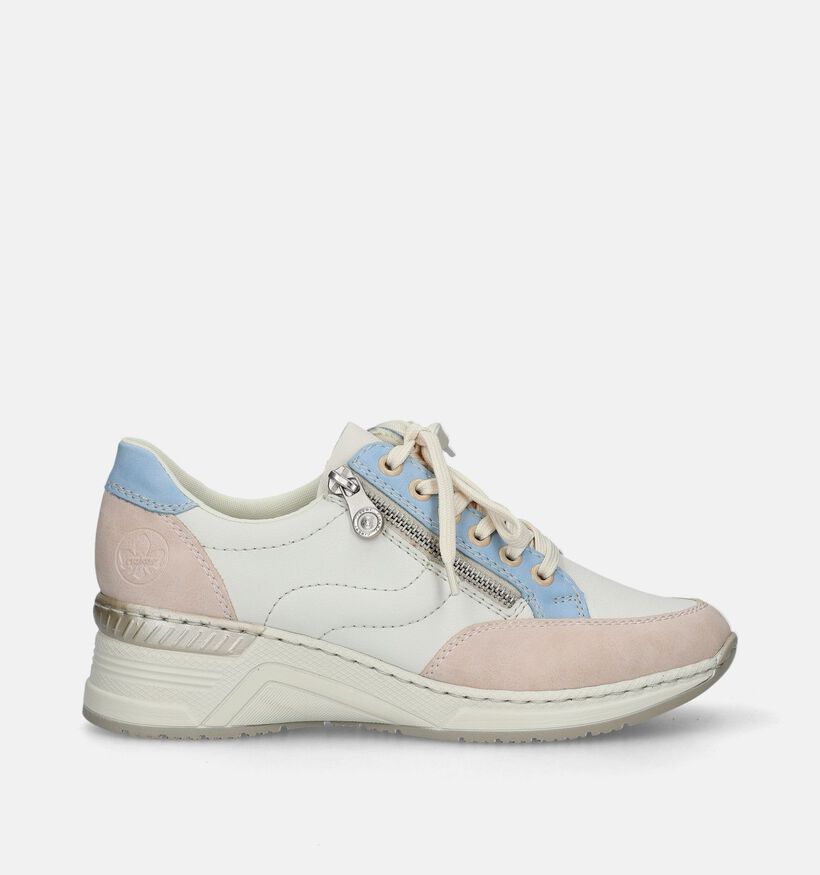 Rieker Witte Sneakers voor steunzolen voor dames (335704) - geschikt voor steunzolen