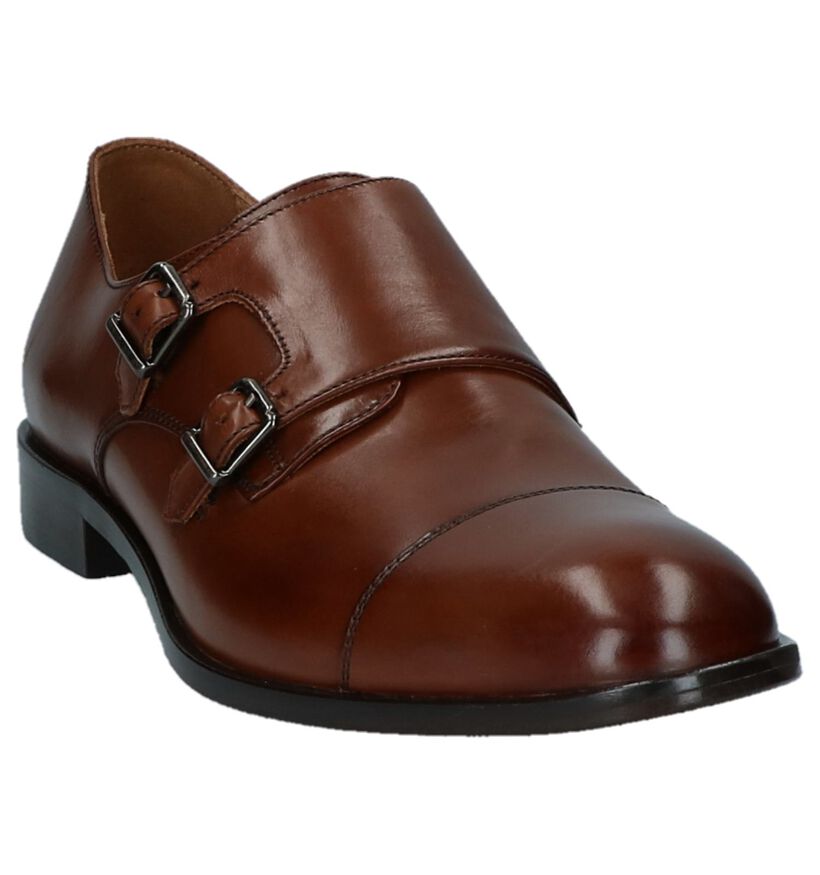 Cognac Geox Schoenen met Gesp, , pdp