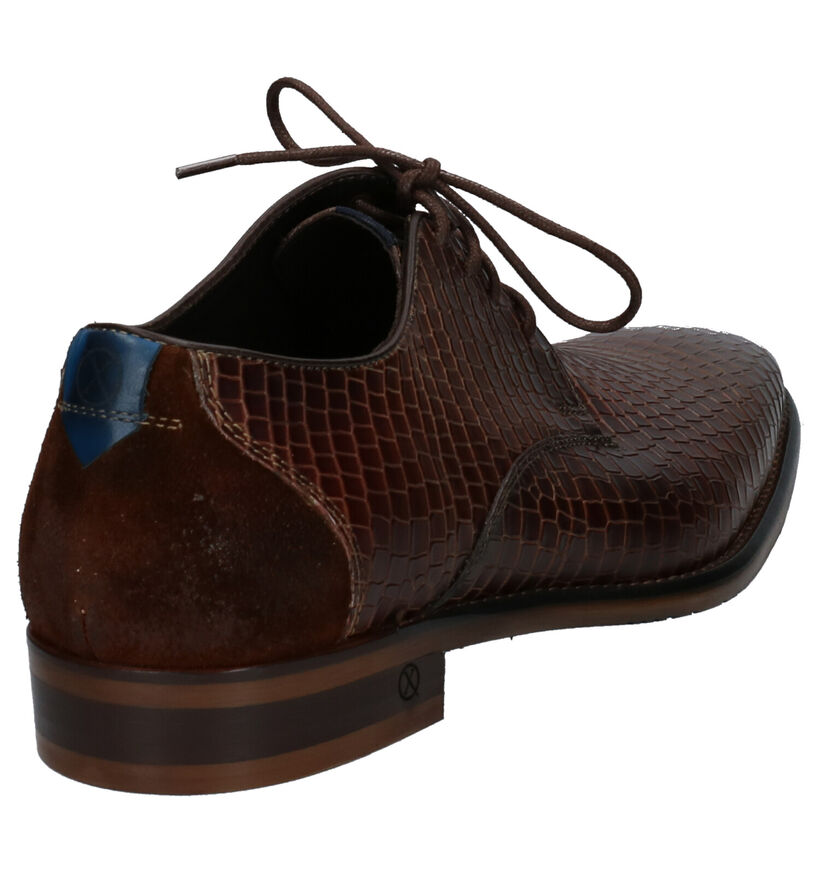 Ambiorix Danny Chaussures Habillées en Marron en cuir (263243)
