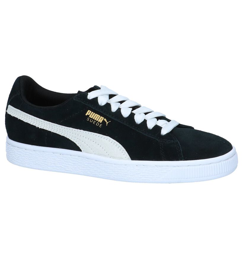 Zwarte Sneakers Puma Suede Classic in daim (239496)