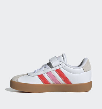 adidas Court Low Sneakers ftwr white/bright red/bliss pink/Aurora Plum / Zero Metalic / Pink Gum/aurora plum/ zero met./ pink gum