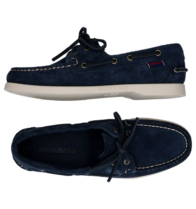 Sebago Dockside Blauwe Bootschoenen voor dames (303746)