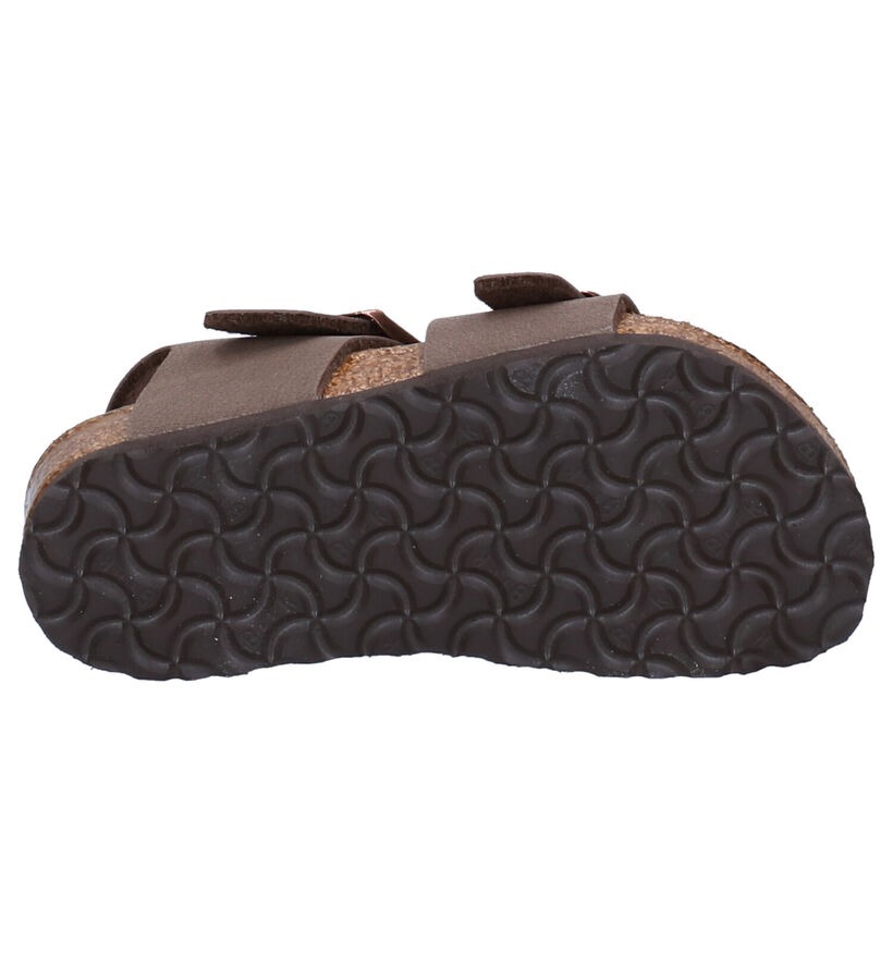 Birkenstock New York  Sandales en Noir pour garçons (338096)