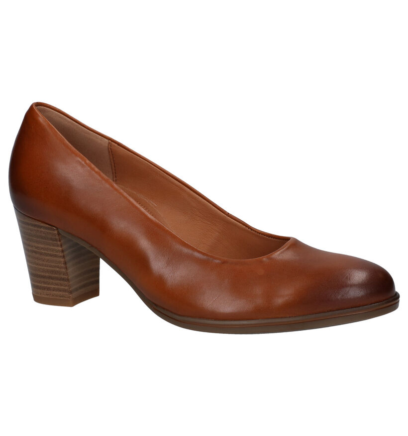 Gabor Soft Move Cognac Pumps in leer (282279)