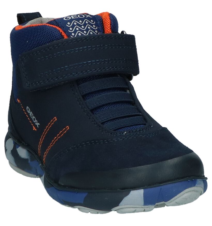 Geox Chaussures hautes en Bleu foncé en textile (223172)