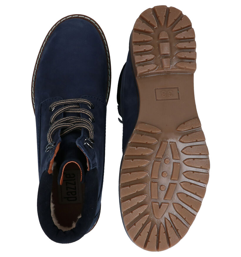 Dazzle Oranje Boots in nubuck (278832)