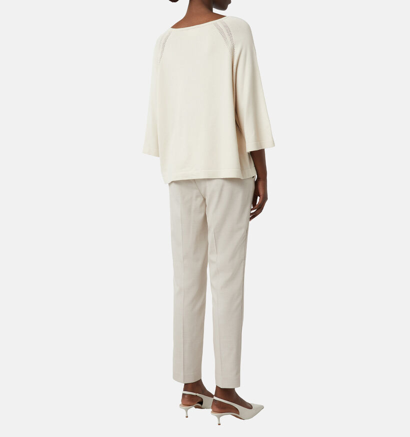 comma Ecru Blouse Halflange Mouwen voor dames (364455)