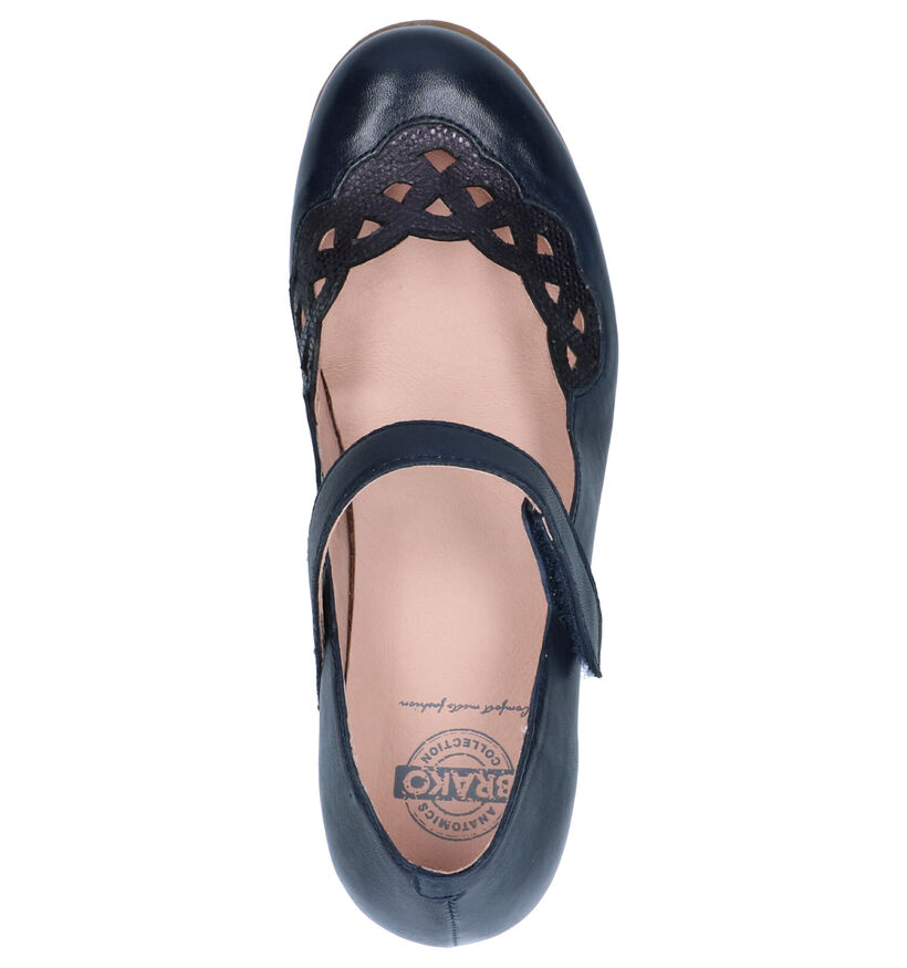 Brako Anatomics Blauwe Pumps in leer (272898)