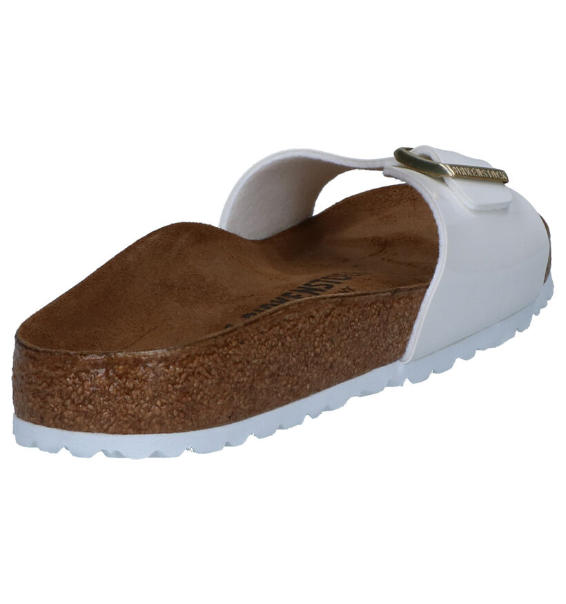 Birkenstock Madrid Rode Slippers in kunstleer (322644)