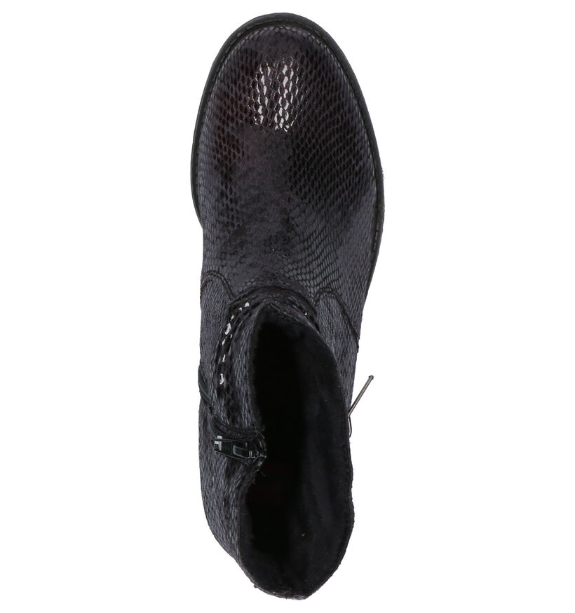 Rieker Bottines plates en Cognac pour femmes (315753)