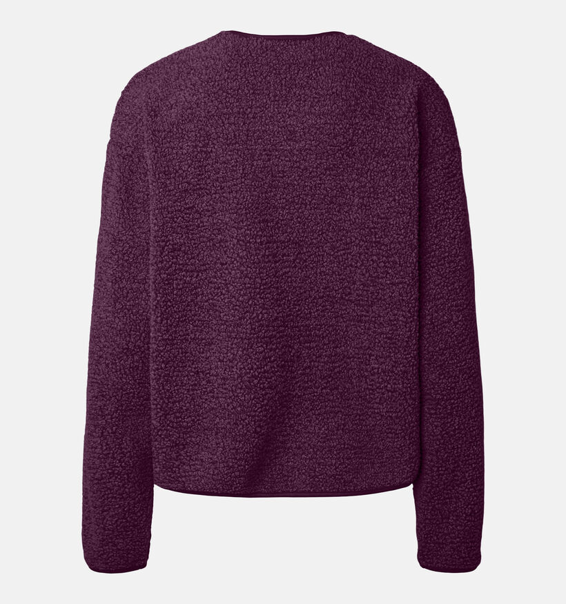 Pieces Katty Teddy Manteau en Bordeaux pour femmes (382231)