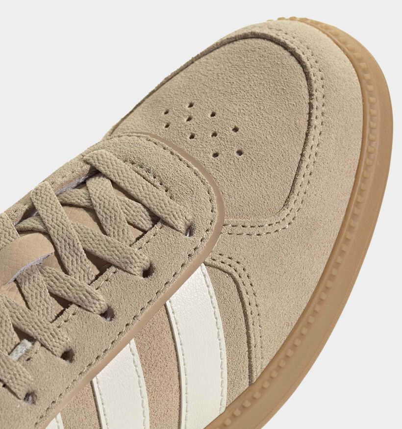 adidas Breaknet Sleek Beige Sneakers voor meisjes (372705) - geschikt voor steunzolen