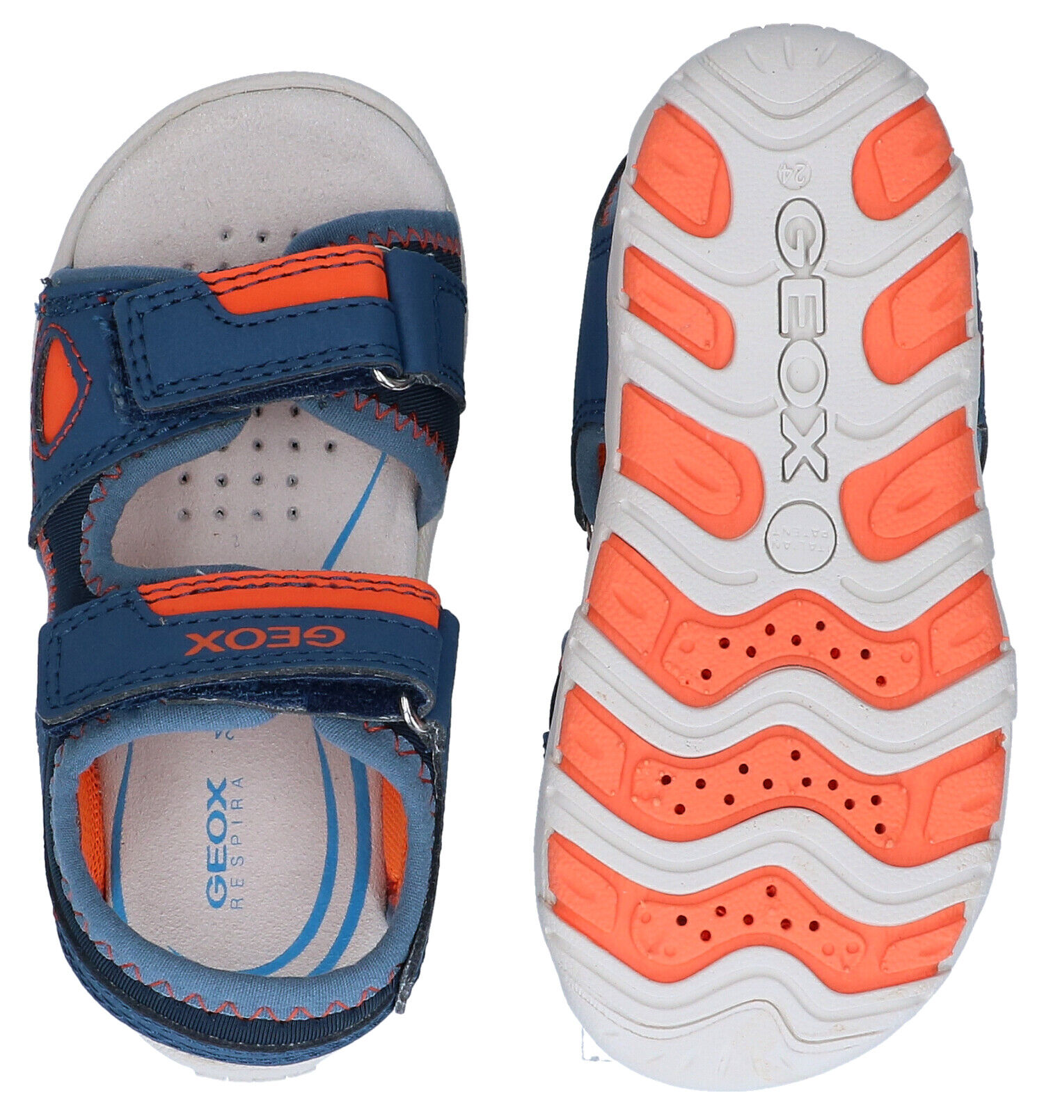 Geox Pianeta Sandales en Bleu Garcons Sandales en ligne sur TORFS.BE