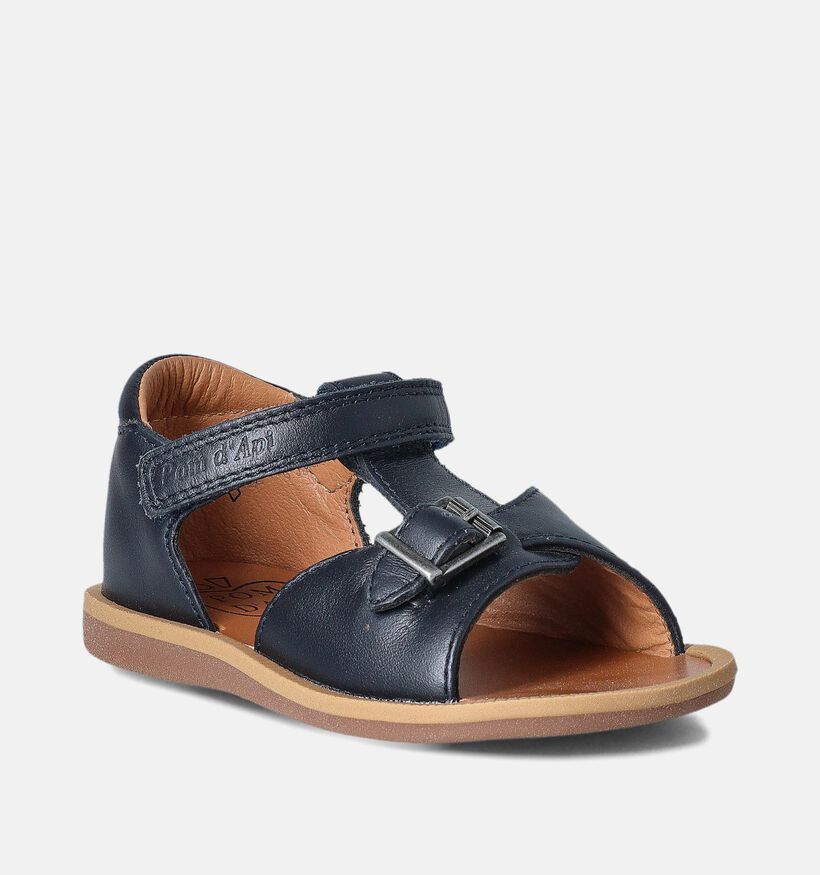 Pom d'Api Poppy Easy Donkerblauwe Sandalen voor jongens (354615)