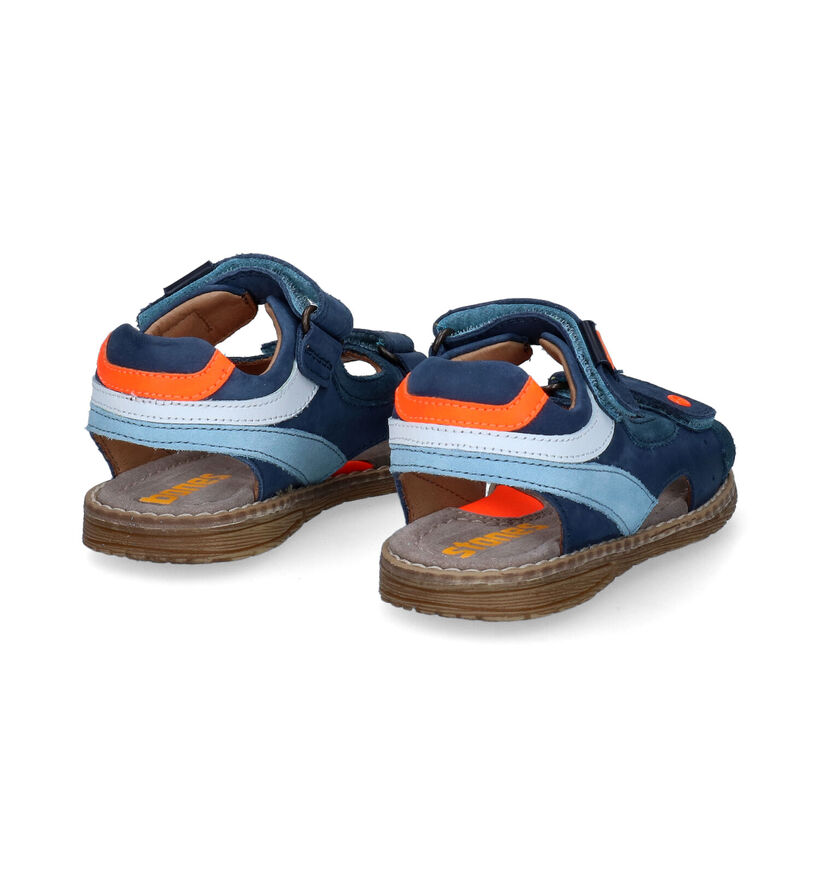STONES and BONES Drops Blauwe Sandalen voor jongens (303447)