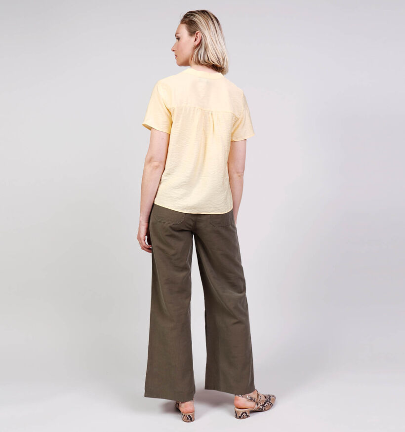 Vero Moda Josie Gele T-shirt voor dames (369388)