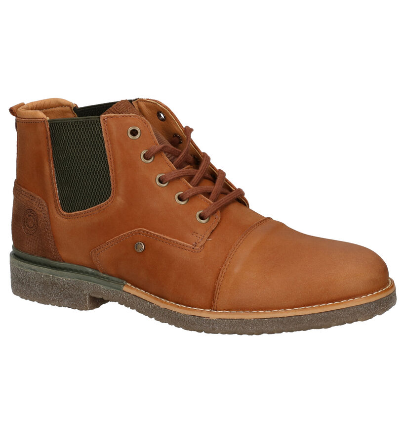 Bullboxer Chaussures hautes en Cognac en nubuck (263560)