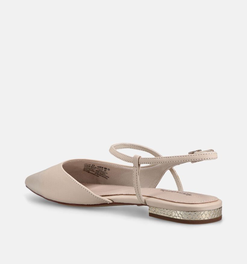 Tamaris Ballerines Slingback en &Eacute;cru pour femmes (367691)