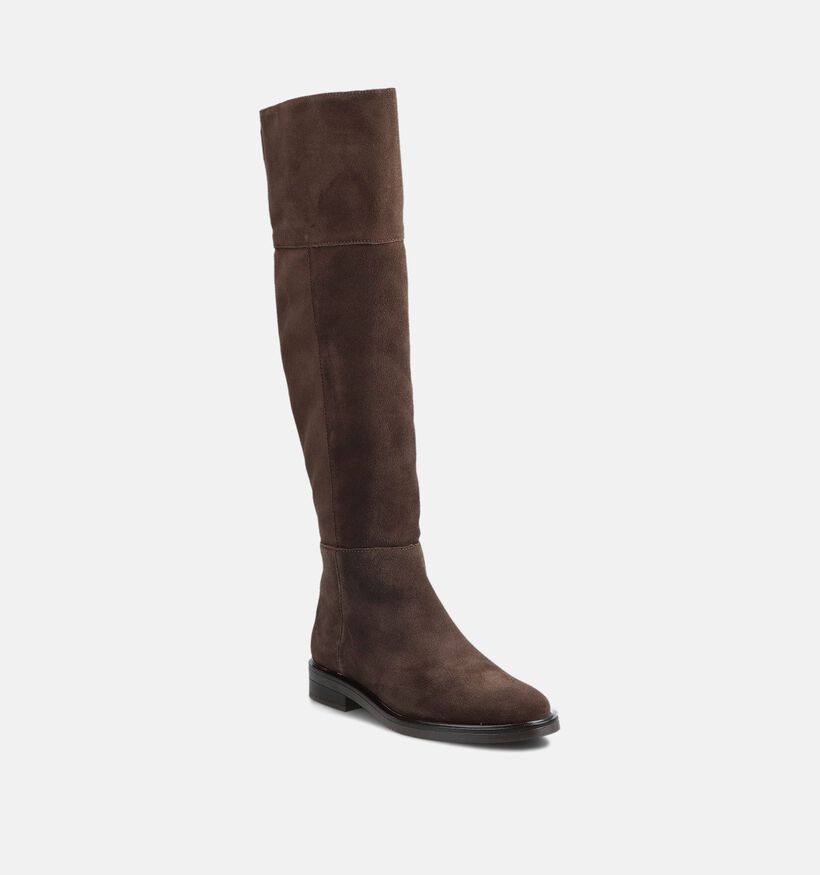 Laurent David 2 Junge Bottes hautes en Marron pour femmes (365073)