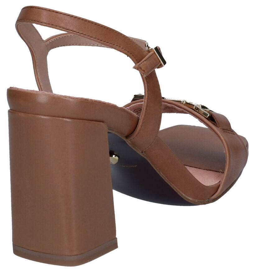 Tamaris Zwarte Sandalen in leer (289425)