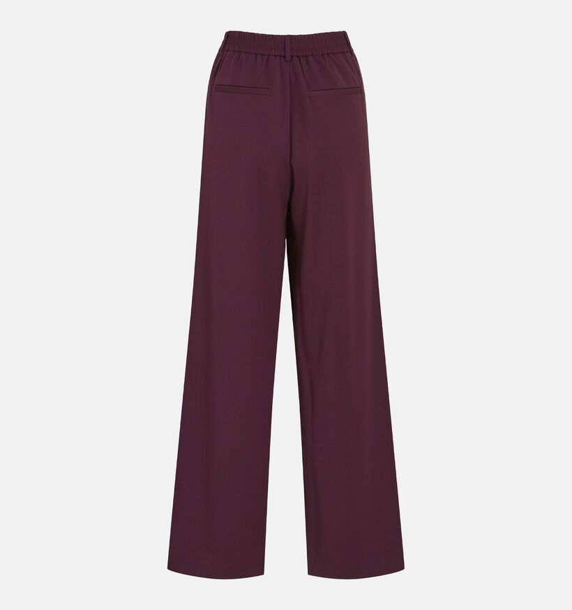 Vila Vivarone Pantalon classique en Bordeaux pour femmes (361316)