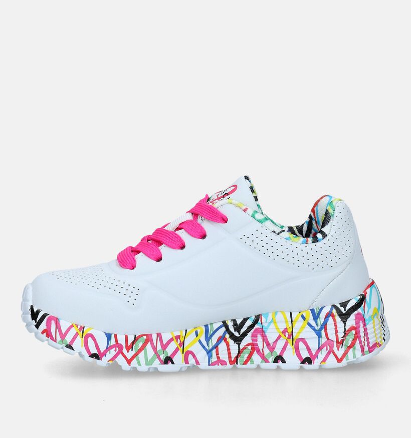 Skechers X J Goldkrown Uno Baskets en Blanc pour filles (334311)