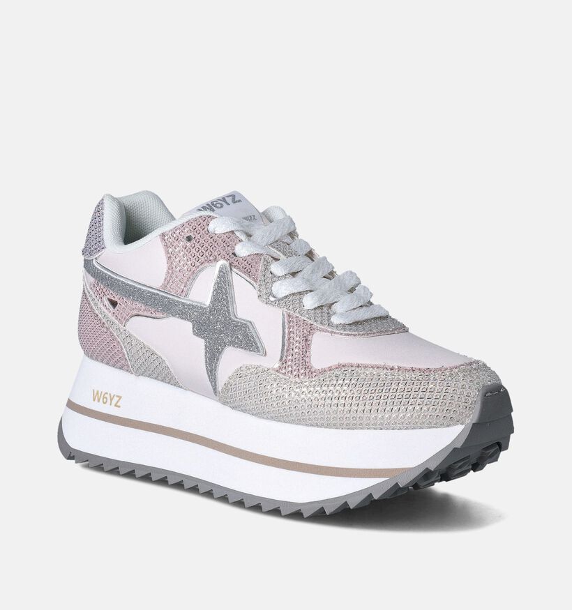 W6YZ Deva Roze Sneakers voor dames (357490) - geschikt voor steunzolen