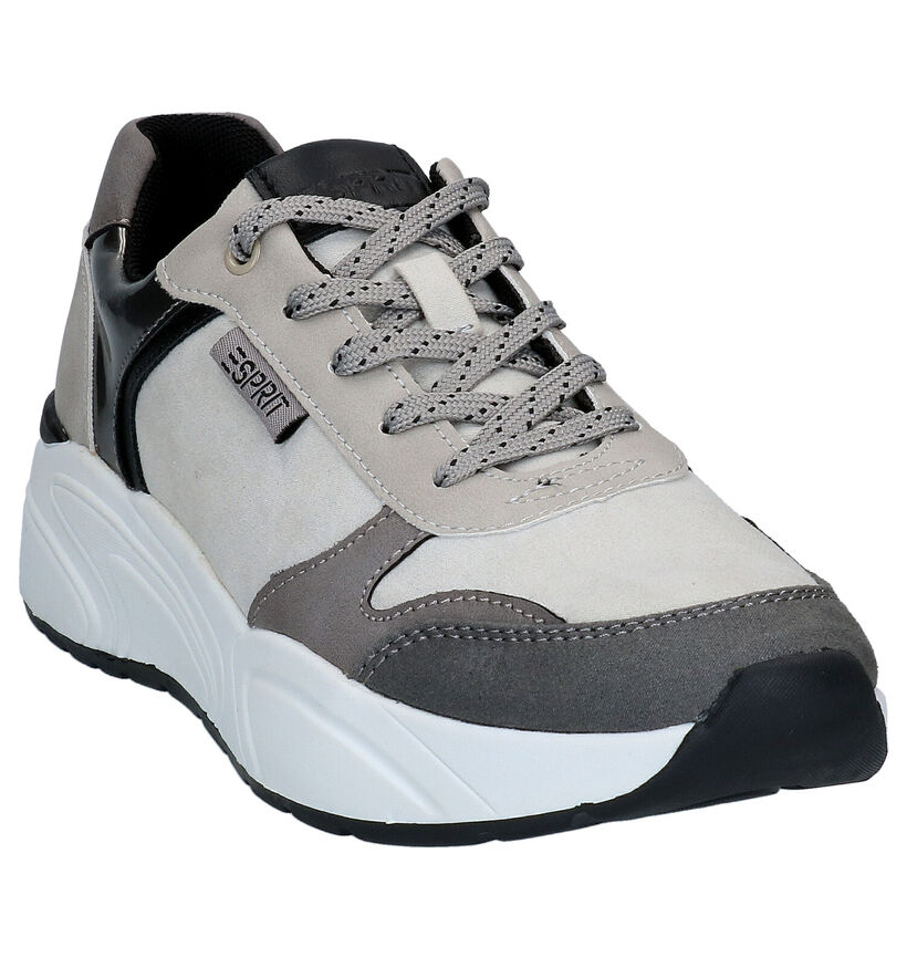 Esprit Baskets basses en Gris en simili cuir (279817)