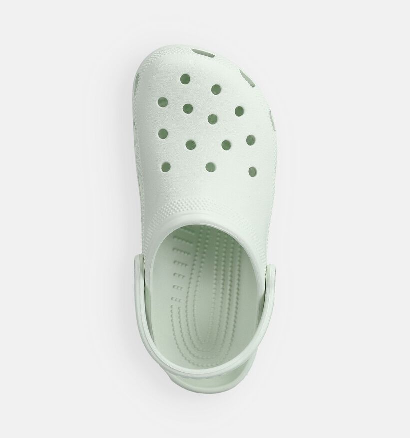 Crocs Classic Pastelgroene Slippers voor dames (369978)