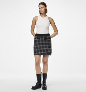 Pieces Nilja Zwarte Korte rok voor dames (346558)