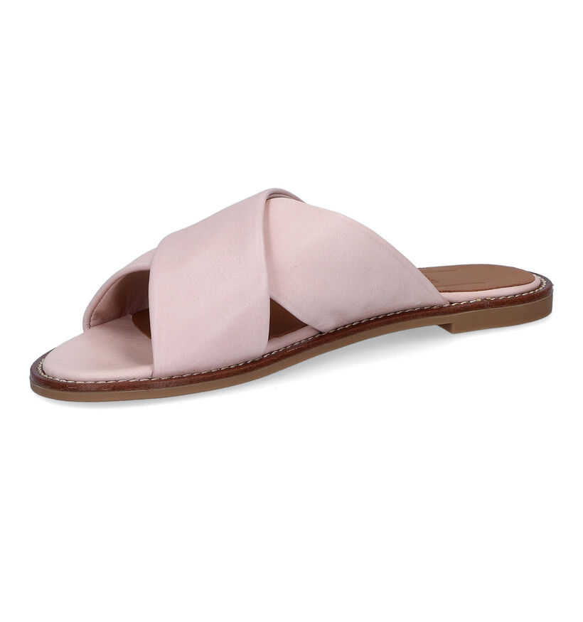 River Woods Dalia Nu-pieds en Rose en cuir (307859)