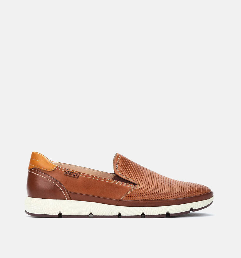 Pikolinos Fuencarral Mocassins en Cognac pour hommes (356155) - pour semelles orthopédiques