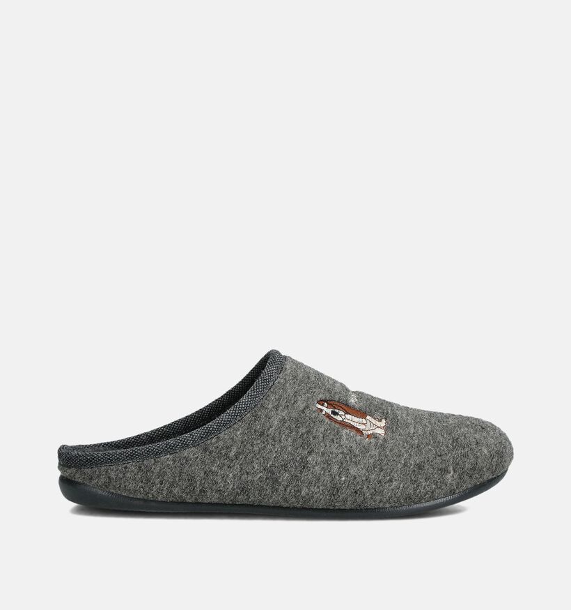 Hush Puppies Denox Pantoufles en Gris pour hommes (361637)