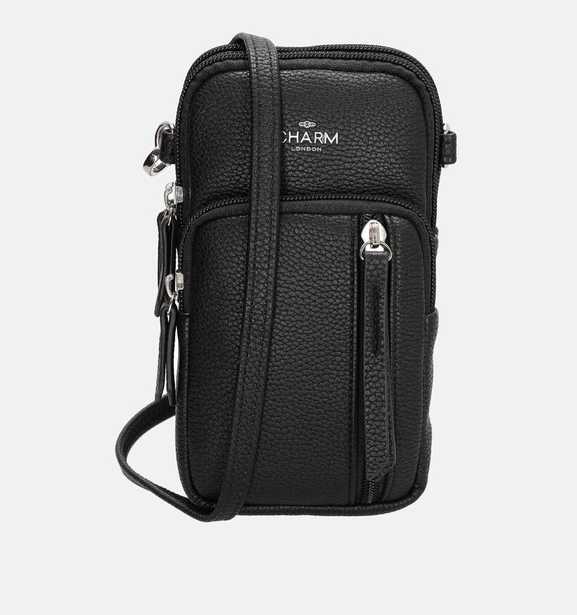 Charm London Zwart Telefoontasje voor dames (343411)