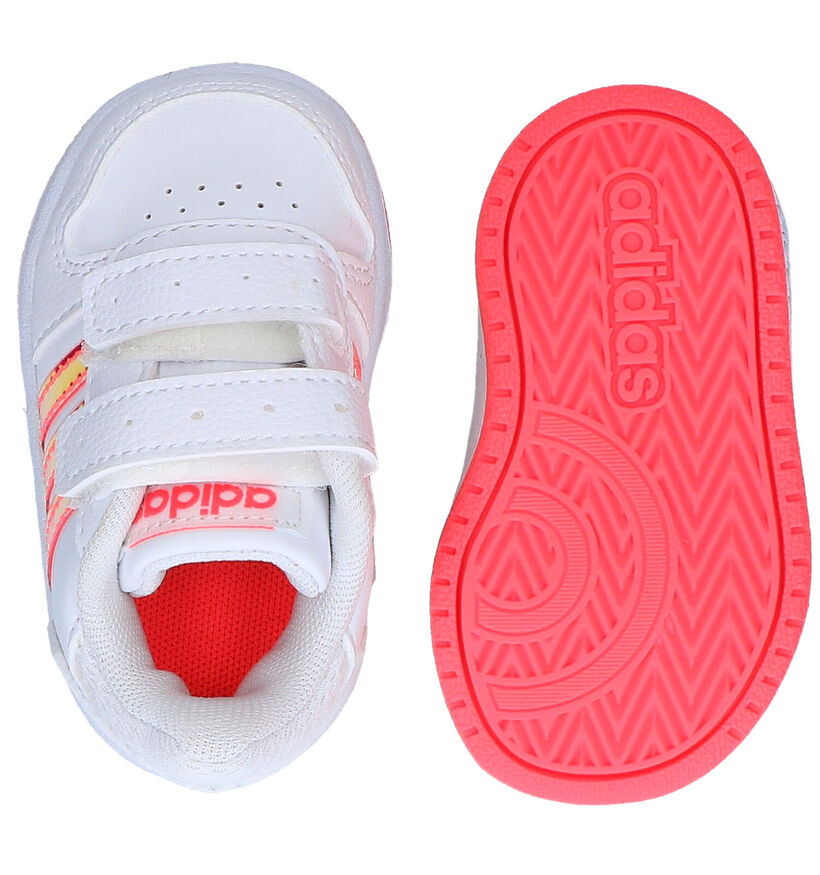 adidas Hoops Baskets en Blanc en simili cuir (276579)